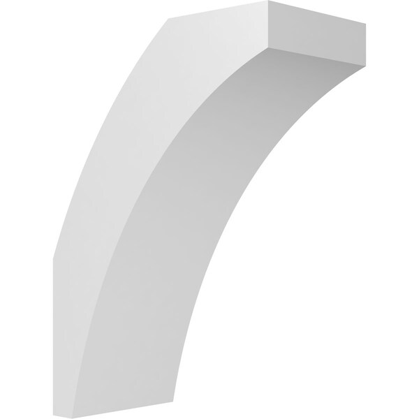 Ekena Millwork 5 1/2-in. W x 10-in. D x 14-in. H Thorton Architectural Grade PVC Knee Brace BRCP055X10X14THR - main